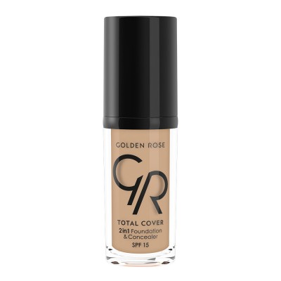 GOLDEN ROSE Total Cover 2 in 1 Foundation & Concealer 06